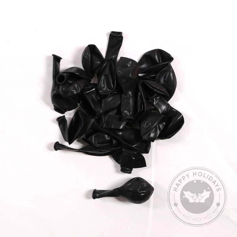 Globos de látex negro