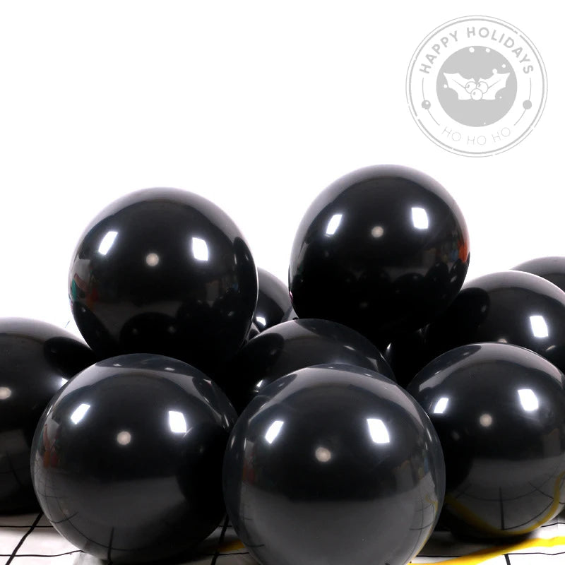 Globos de látex negro